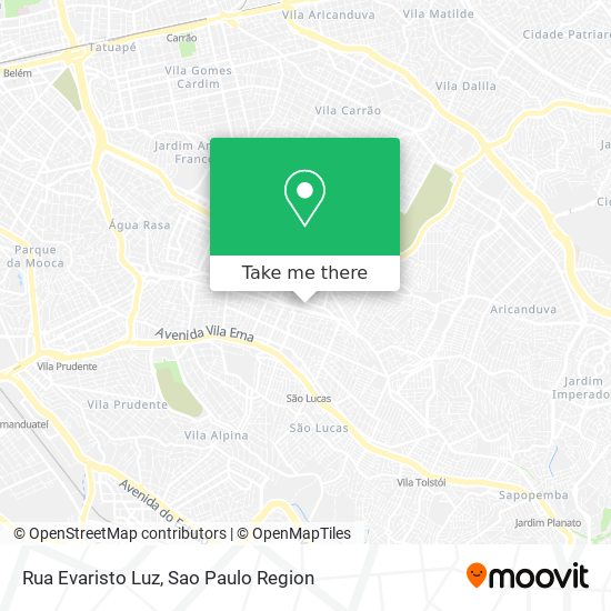 Rua Evaristo Luz map