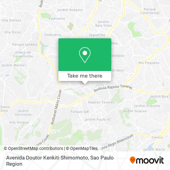 Avenida Doutor Kenkiti Shimomoto map