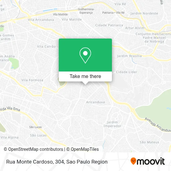 Rua Monte Cardoso, 304 map