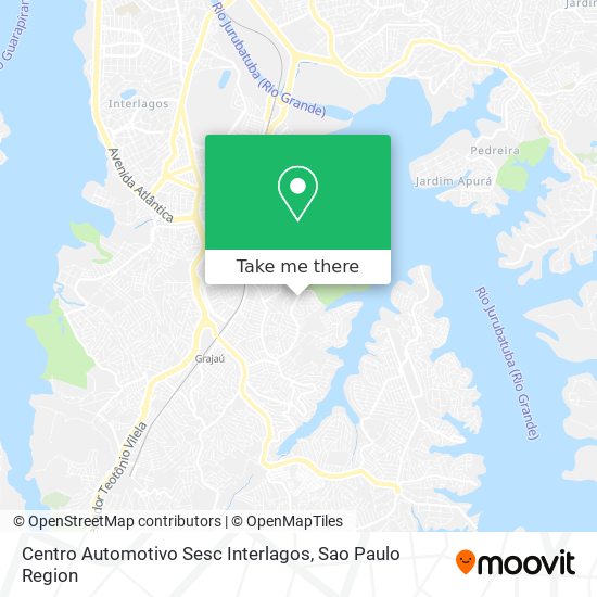 Centro Automotivo Sesc Interlagos map