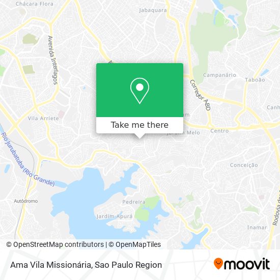 Ama Vila Missionária map