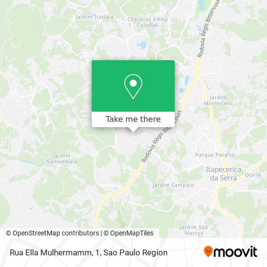 Rua Ella Mulhermamm, 1 map