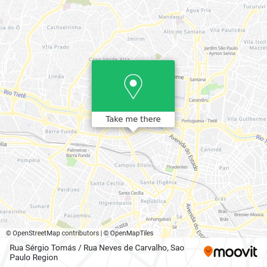 Rua Sérgio Tomás / Rua Neves de Carvalho map
