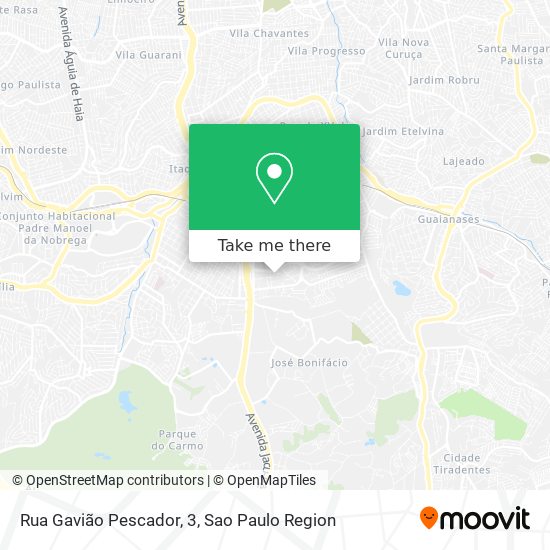 Mapa Rua Gavião Pescador, 3