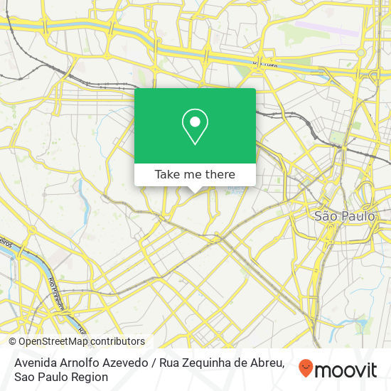 Avenida Arnolfo Azevedo / Rua Zequinha de Abreu map