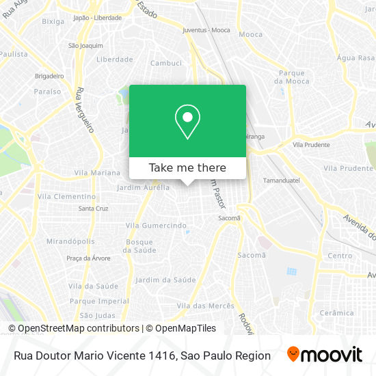 Rua Doutor Mario Vicente 1416 map