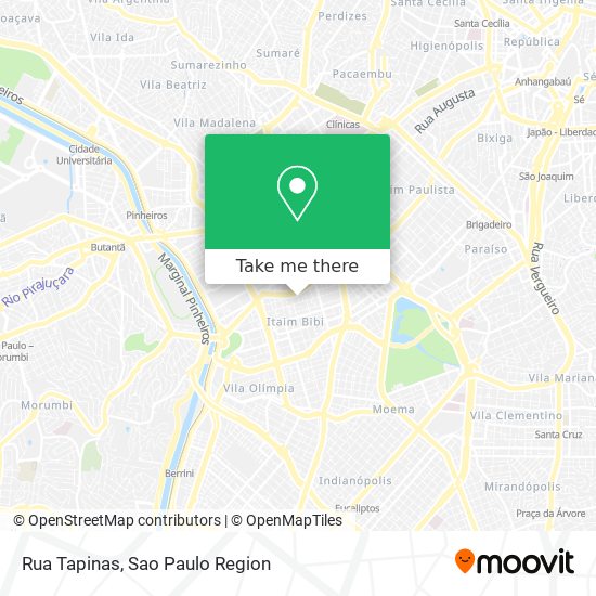 Rua Tapinas map