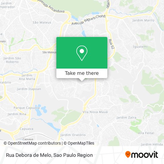 Rua Debora de Melo map