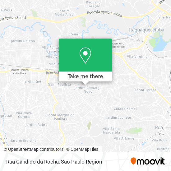 Rua Cândido da Rocha map