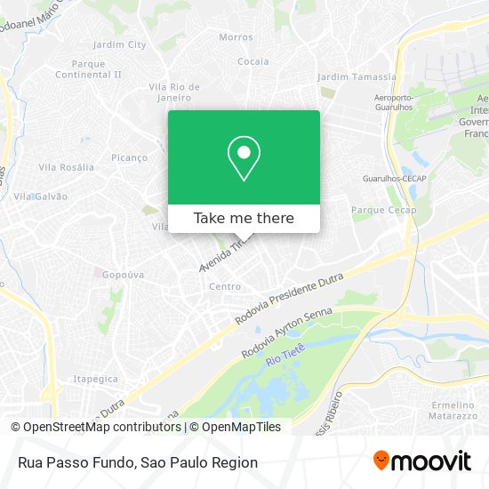 Rua Passo Fundo map