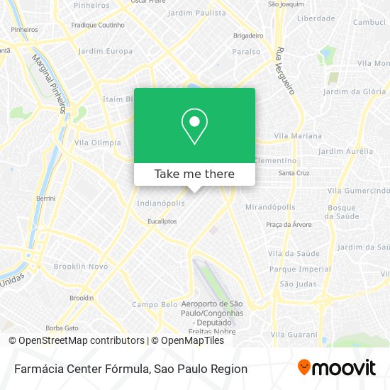 Mapa Farmácia Center Fórmula