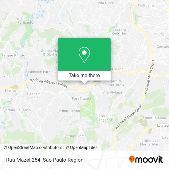 Rua Mazel 254 map