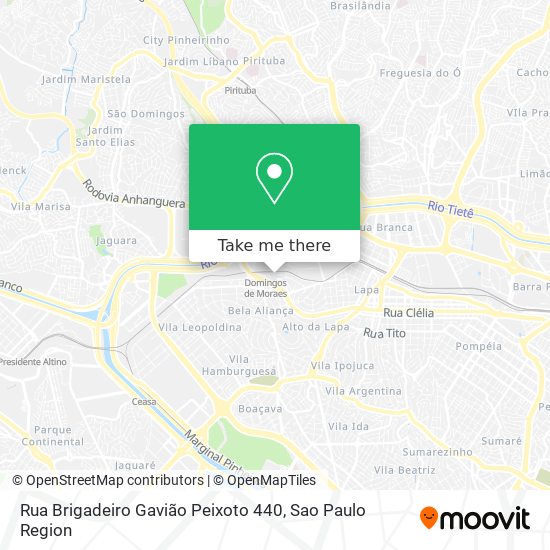 Rua Brigadeiro Gavião Peixoto 440 map