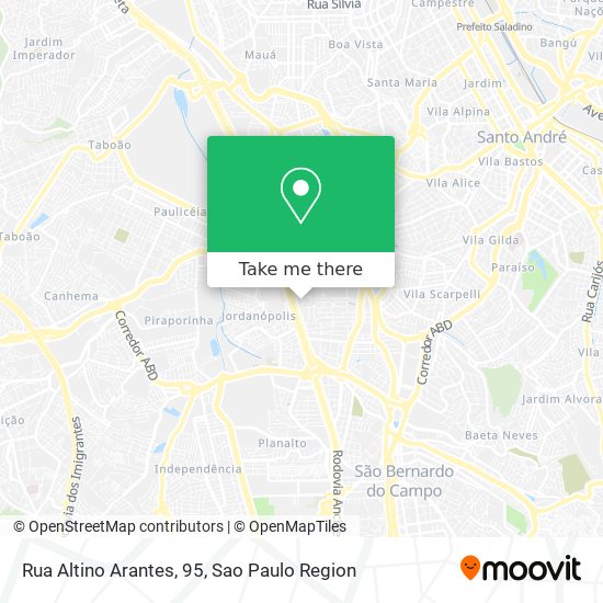 Mapa Rua Altino Arantes, 95