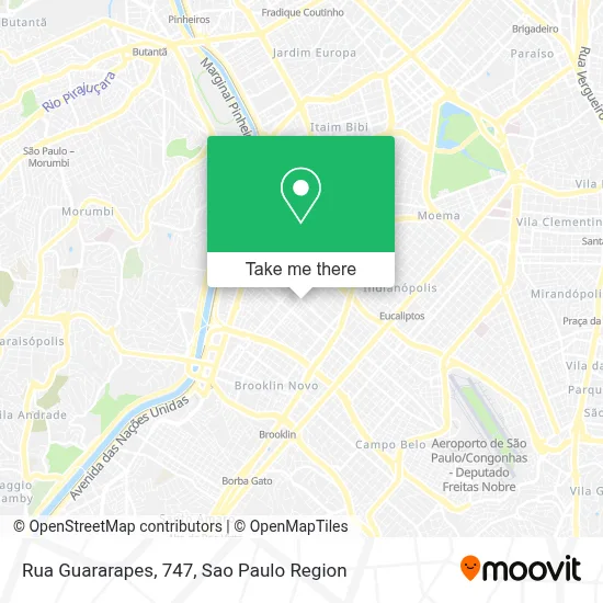 Rua Guararapes, 747 map