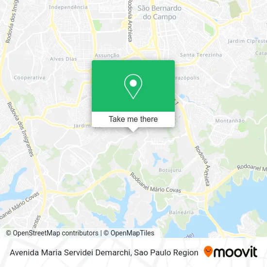 Avenida Maria Servidei Demarchi map