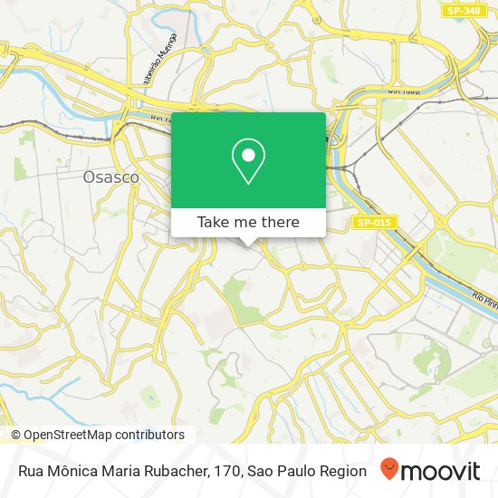 Mapa Rua Mônica Maria Rubacher, 170