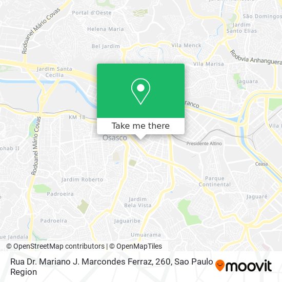 Mapa Rua Dr. Mariano J. Marcondes Ferraz, 260