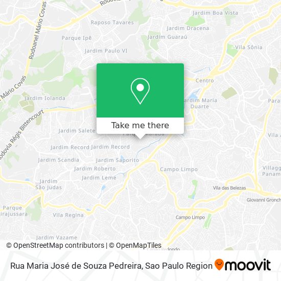 Rua Maria José de Souza Pedreira map