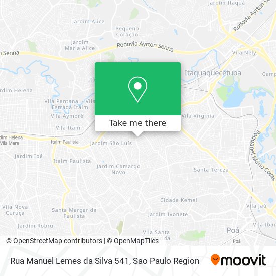 Rua Manuel Lemes da Silva 541 map