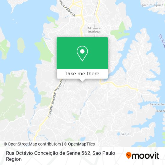 Mapa Rua Octávio Conceição de Senne 562