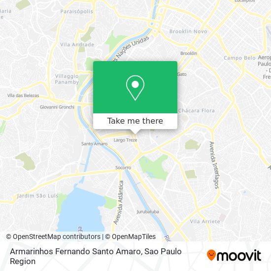 Armarinhos Fernando Santo Amaro map