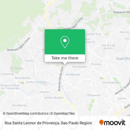 Rua Santa Leonor de Provença map