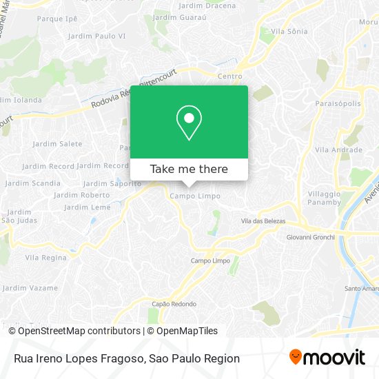 Rua Ireno Lopes Fragoso map