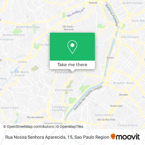 Mapa Rua Nossa Senhora Aparecida, 15