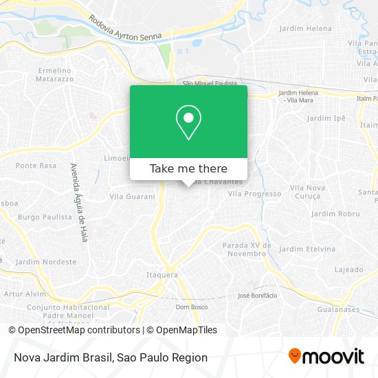 Nova Jardim Brasil map
