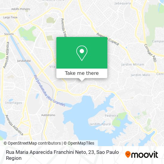 Mapa Rua Maria Aparecida Franchini Neto, 23