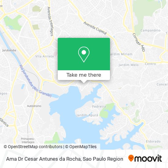 Ama Dr Cesar Antunes da Rocha map