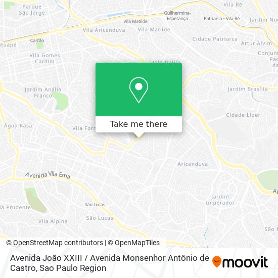 Avenida João XXIII / Avenida Monsenhor Antônio de Castro map