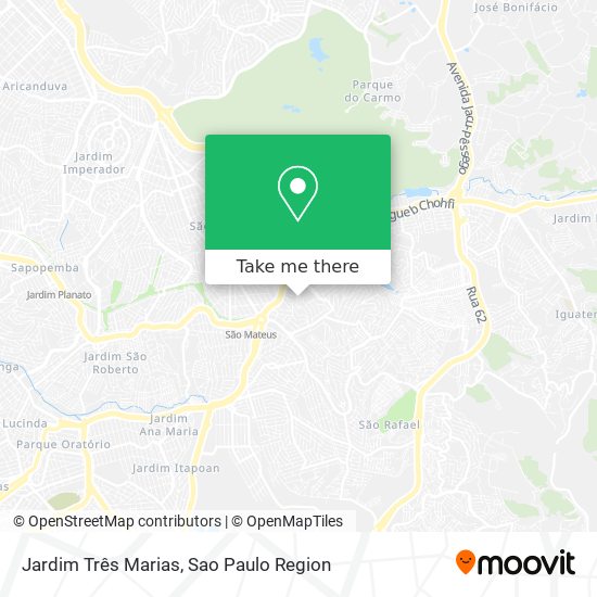 Jardim Três Marias map