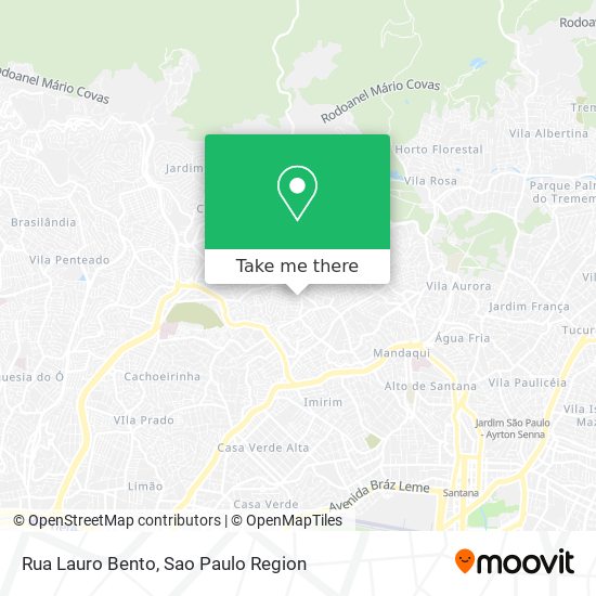 Rua Lauro Bento map