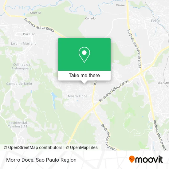 Morro Doce map