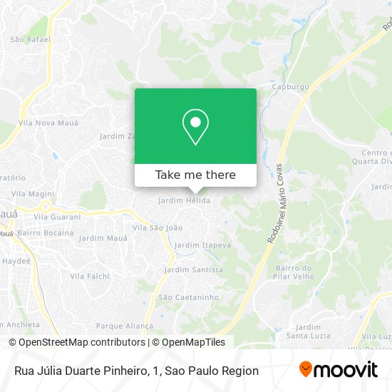 Rua Júlia Duarte Pinheiro, 1 map