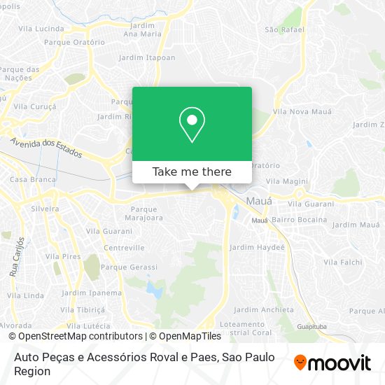 Auto Peças e Acessórios Roval e Paes map