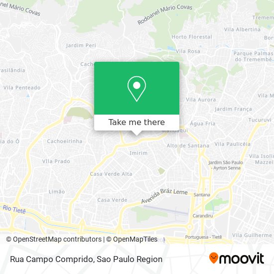 Rua Campo Comprido map