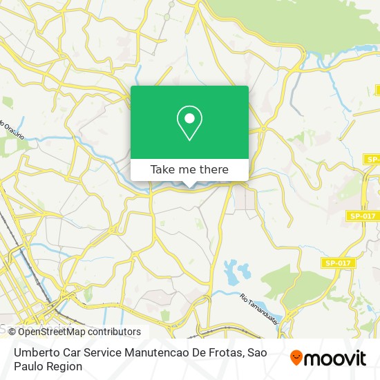 Mapa Umberto Car Service Manutencao De Frotas