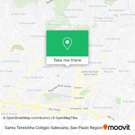Santa Teresinha Colégio Salesiano map