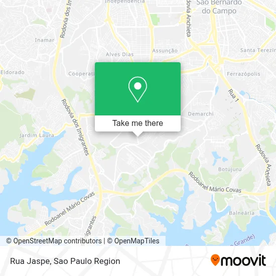 Rua Jaspe map