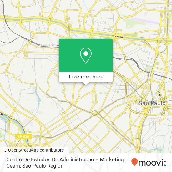 Centro De Estudos De Administracao E Marketing Ceam map