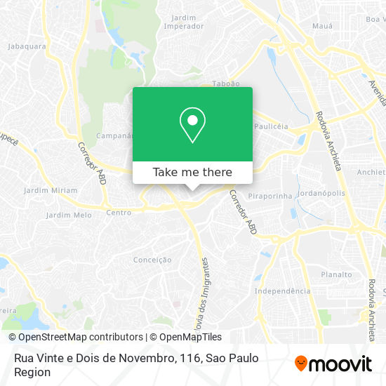 Rua Vinte e Dois de Novembro, 116 map