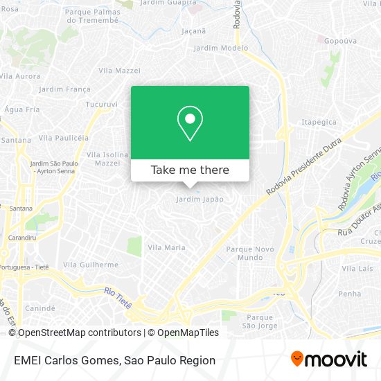 Mapa EMEI Carlos Gomes