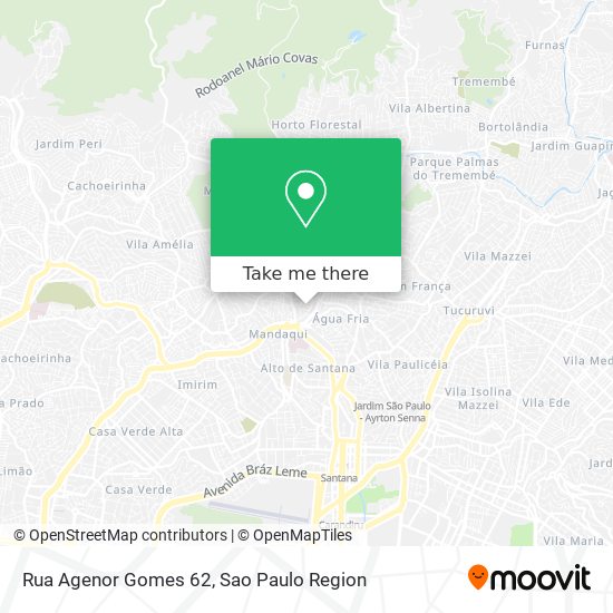 Mapa Rua Agenor Gomes 62