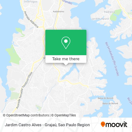 Jardim Castro Alves - Grajaú map