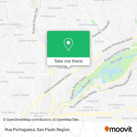 Mapa Rua Portuguesa