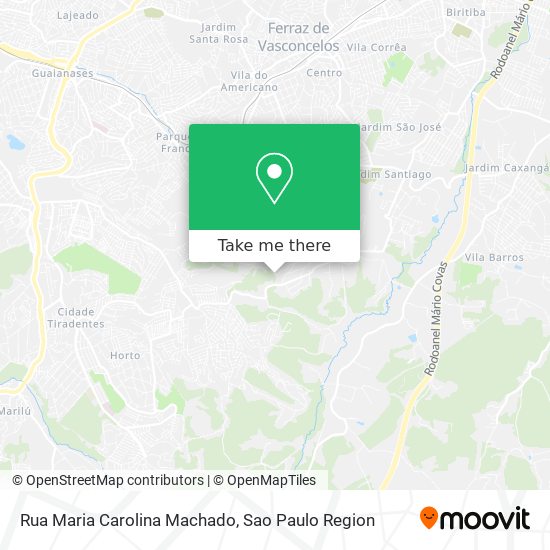 Rua Maria Carolina Machado map