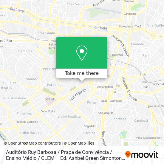 Auditório Ruy Barbosa / Praça de Convivência / Ensino Médio / CLEM – Ed. Ashbel Green Simonton map